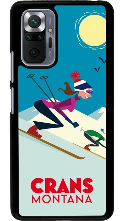 Xiaomi Redmi Note 10 Pro Case Hülle - Crans-Montana Ski Downhill