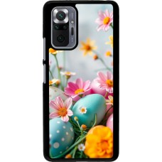 Xiaomi Redmi Note 10 Pro Case Hülle - Easter 2026 Eggs with flowers