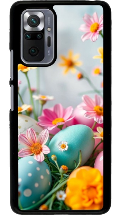 Xiaomi Redmi Note 10 Pro Case Hülle - Easter 2026 Eggs with flowers