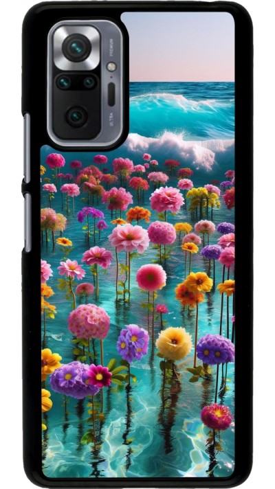 Coque Xiaomi Redmi Note 10 Pro - Flower sea waves