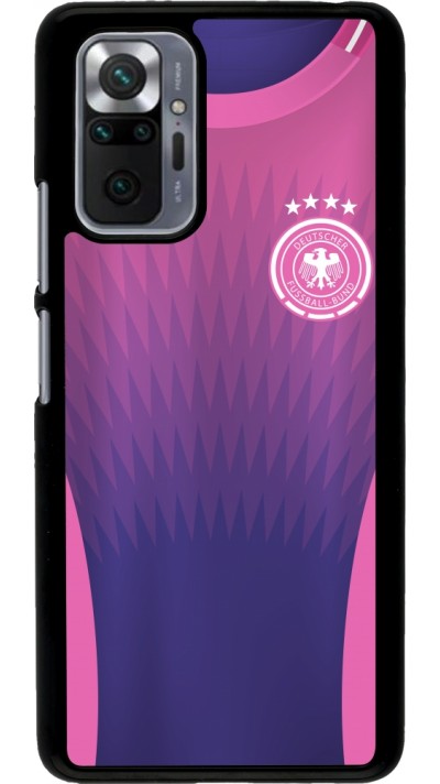 Xiaomi Redmi Note 10 Pro Case Hülle - Deutschland Away personalisierbares Fussballtrikot
