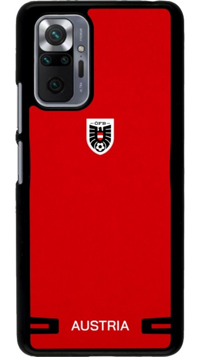 Xiaomi Redmi Note 10 Pro Case Hülle - O?sterreich 2026 personalisierbares Fussballtrikot