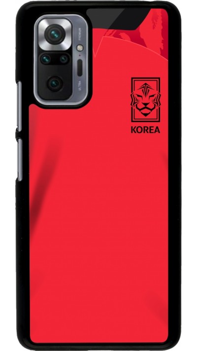Xiaomi Redmi Note 10 Pro Case Hülle - Südkorea 2022 personalisierbares Fussballtrikot