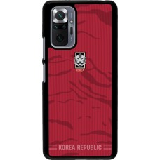 Xiaomi Redmi Note 10 Pro Case Hülle - Südkorea 2026 personalisierbares Fussballtrikot