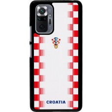 Xiaomi Redmi Note 10 Pro Case Hülle - Kroatien 2026 personalisierbares Fussballtrikot