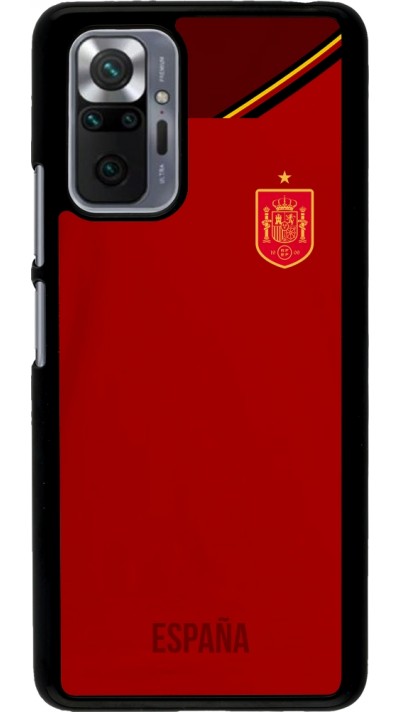 Xiaomi Redmi Note 10 Pro Case Hülle - Spanien 2022 personalisierbares Fußballtrikot