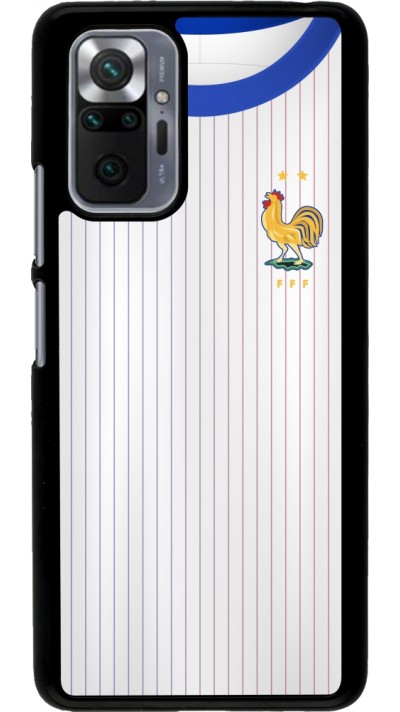 Xiaomi Redmi Note 10 Pro Case Hülle - Frankreich Away personalisierbares Fussballtrikot