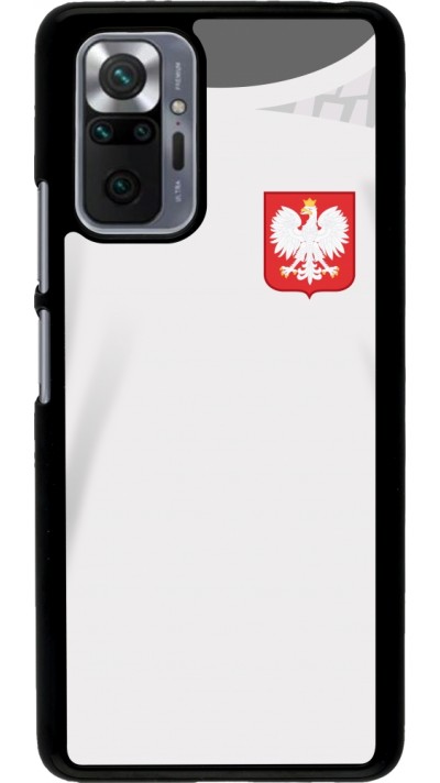 Xiaomi Redmi Note 10 Pro Case Hülle - Polen 2022 personalisierbares Fussballtrikot