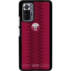 Xiaomi Redmi Note 10 Pro Case Hülle - Qatar 2026 personalisierbares Fussballtrikot