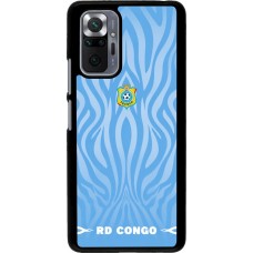 Xiaomi Redmi Note 10 Pro Case Hülle - Demokratische Republik Kongo 2026 personalisierbares Fussballtrikot