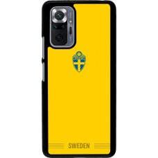 Xiaomi Redmi Note 10 Pro Case Hülle - Schweden 2026 personalisierbares Fussballtrikot