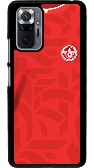Xiaomi Redmi Note 10 Pro Case Hülle - Tunesien 2022 personalisierbares Fussballtrikot