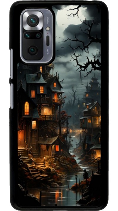 Xiaomi Redmi Note 10 Pro Case Hülle - Halloween 2024 scary town