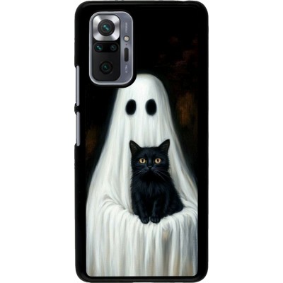 Xiaomi Redmi Note 10 Pro Case Hülle - Halloween 2025 Ghost with black cat