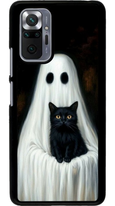 Xiaomi Redmi Note 10 Pro Case Hülle - Halloween 2025 Ghost with black cat