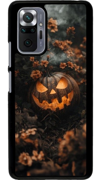 Xiaomi Redmi Note 10 Pro Case Hülle - Halloween 2025 Pumpkin with flowers