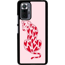 Xiaomi Redmi Note 10 Pro Case Hülle - Leopard with hearts 2026