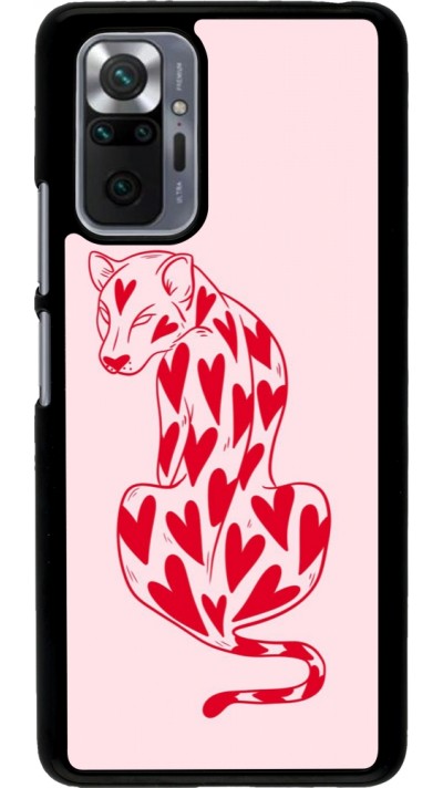 Xiaomi Redmi Note 10 Pro Case Hülle - Leopard with hearts 2026