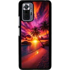 Xiaomi Redmi Note 10 Pro Case Hülle - Malediven Abenddämmerung Glückseligkeit