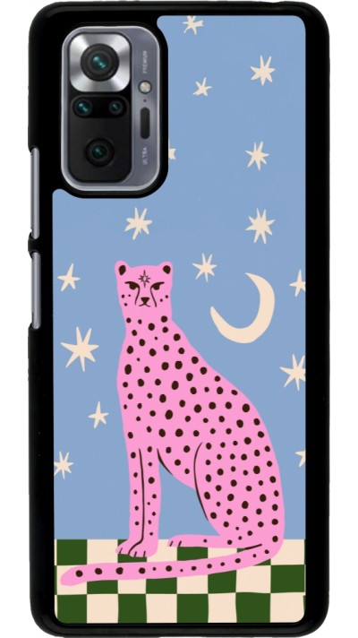 Xiaomi Redmi Note 10 Pro Case Hülle - Pink leopard with stars 2026