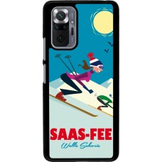 Xiaomi Redmi Note 10 Pro Case Hülle - Saas-Fee Ski Downhill