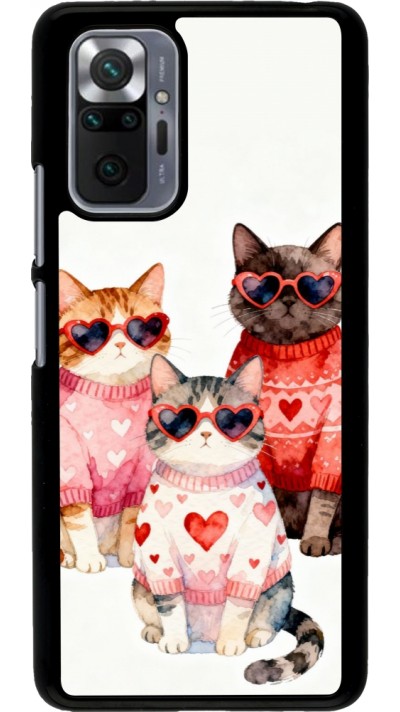 Xiaomi Redmi Note 10 Pro Case Hülle - Saint Valentines Day 26 Cat Love