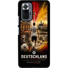 Xiaomi Redmi Note 10 Pro Case Hülle - Fussball Deutschland splash 2026