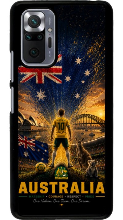 Xiaomi Redmi Note 10 Pro Case Hülle - Fussball Australien splash 2026