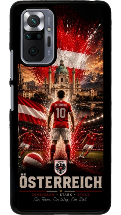 Xiaomi Redmi Note 10 Pro Case Hülle - Fussball Österreich splash 2026