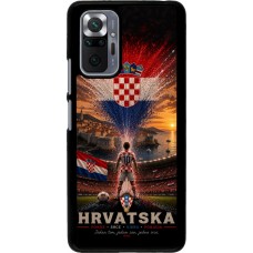 Xiaomi Redmi Note 10 Pro Case Hülle - Fussball Kroatien splash 2026