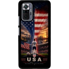 Xiaomi Redmi Note 10 Pro Case Hülle - Fussball Vereinigten Staaten splash 2026