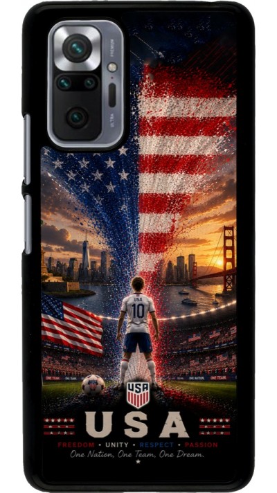 Xiaomi Redmi Note 10 Pro Case Hülle - Fussball Vereinigten Staaten splash 2026