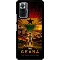 Xiaomi Redmi Note 10 Pro Case Hülle - Fussball Ghana splash 2026