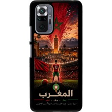 Xiaomi Redmi Note 10 Pro Case Hülle - Fussball Marokko splash 2026