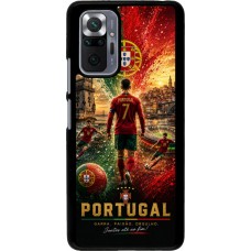 Xiaomi Redmi Note 10 Pro Case Hülle - Fussball Portugal splash 2026