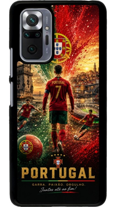 Xiaomi Redmi Note 10 Pro Case Hülle - Fussball Portugal splash 2026