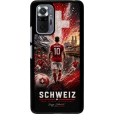 Xiaomi Redmi Note 10 Pro Case Hülle - Fussball Schweiz splash 2026