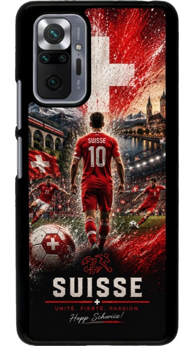 Xiaomi Redmi Note 10 Pro Case Hülle - Fussball Suisse splash 2026
