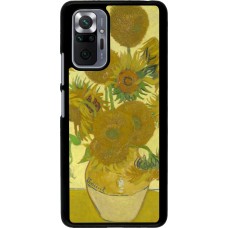 Xiaomi Redmi Note 10 Pro Case Hülle - Kunstbild - Sonnenblumen  - Van Gogh