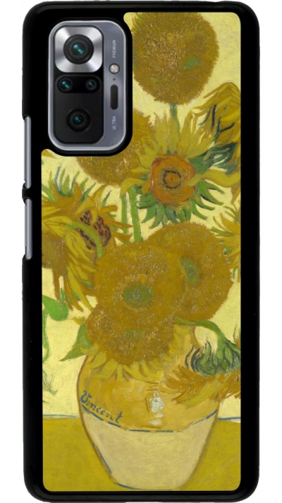 Xiaomi Redmi Note 10 Pro Case Hülle - Kunstbild - Sonnenblumen  - Van Gogh