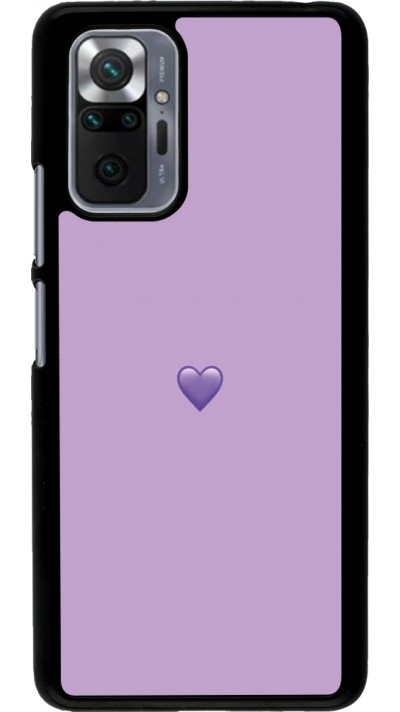 Xiaomi Redmi Note 10 Pro Case Hülle - Valentine 2023 purpule single heart