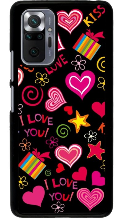 Xiaomi Redmi Note 10 Pro Case Hülle - Valentine 2023 love symbols