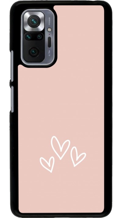 Xiaomi Redmi Note 10 Pro Case Hülle - Valentine 2023 three minimalist hearts