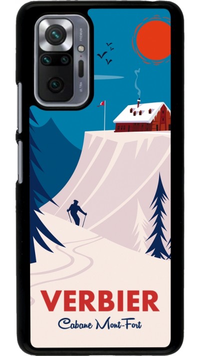 Xiaomi Redmi Note 10 Pro Case Hülle - Verbier Cabane Mont-Fort