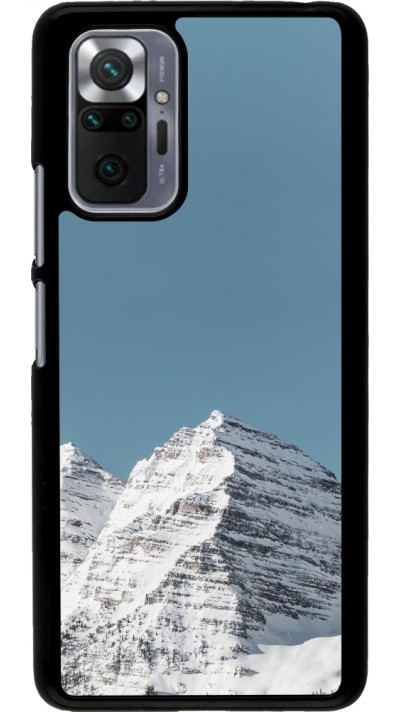 Xiaomi Redmi Note 10 Pro Case Hülle - Winter 22 blue sky mountain