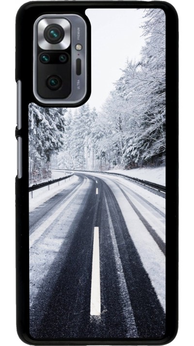 Xiaomi Redmi Note 10 Pro Case Hülle - Winter 22 Snowy Road