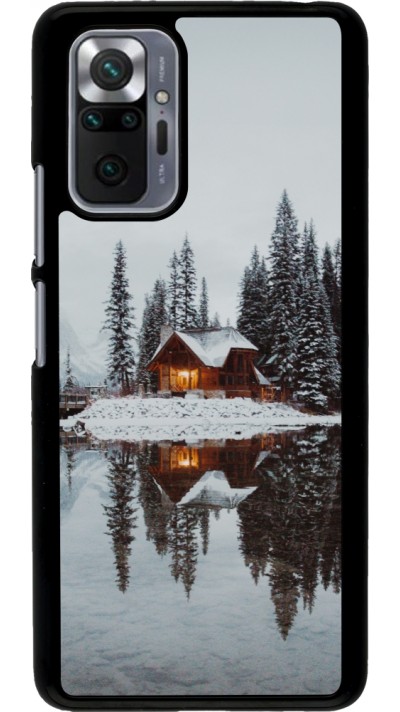 Xiaomi Redmi Note 10 Pro Case Hülle - Winter 25 Winter house forest afternoon