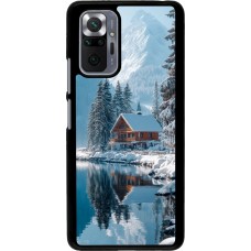 Xiaomi Redmi Note 10 Pro Case Hülle - Winter 25 Winter house forest day
