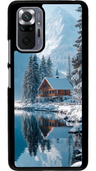 Xiaomi Redmi Note 10 Pro Case Hülle - Winter 25 Winter house forest day