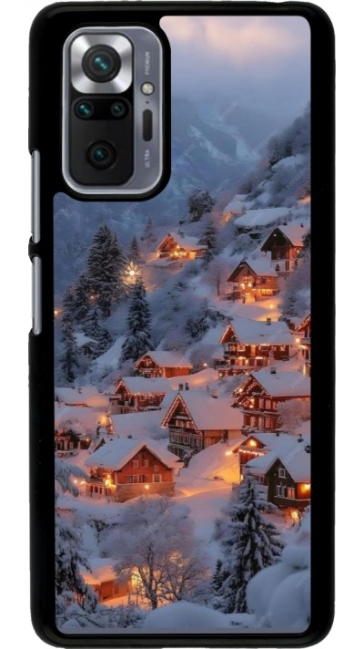 Xiaomi Redmi Note 10 Pro Case Hülle - Winter 25 Winter snowy village